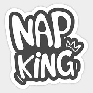 Nap King Sticker